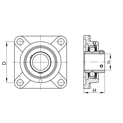 Підшипник UCF 205 SNR/ФРАНЦІЯ