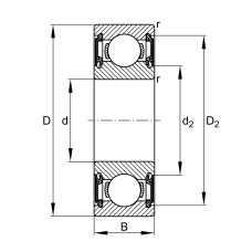 Підшипник 180304 (6304-2RSН) SKF/ШВЕЦІЯ