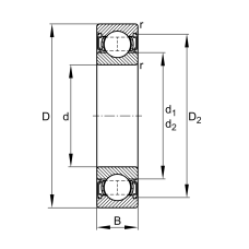 Підшипник 180507 (62207-2RS1) SKF/ШВЕЦІЯ Підшипник 180507 (62207-2RS1) SKF/ШВЕЦІЯ