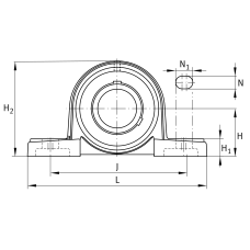 Підшипник UCP 212 (SGC 212 S) ZVL/СЛОВАЧЧИНА