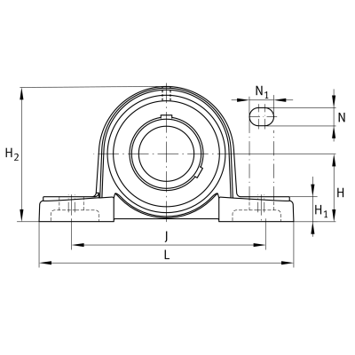 Підшипник UCP 212 (SGC 212 S) ZVL/СЛОВАЧЧИНА